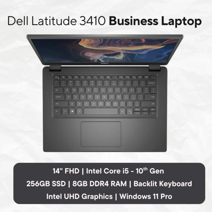 Dell-Latitude-3410-Intel Core i5 - 10th Gen-14 Inch-Refurbished-Laptop