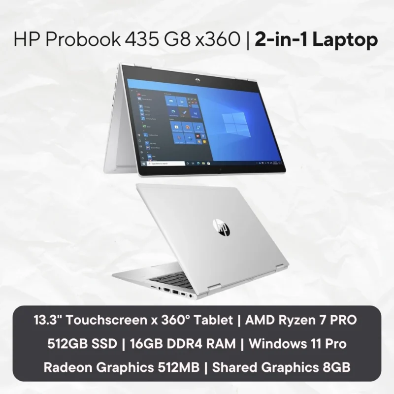 hp probook-refurbished laptops-amd ryzen 7 pro- convertible touch screen -featured image